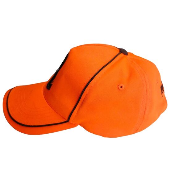 Remington R Mens Orange Hunting Cap Hat Camo Strap Back Adjustable Outdoor - Picture 3 of 6